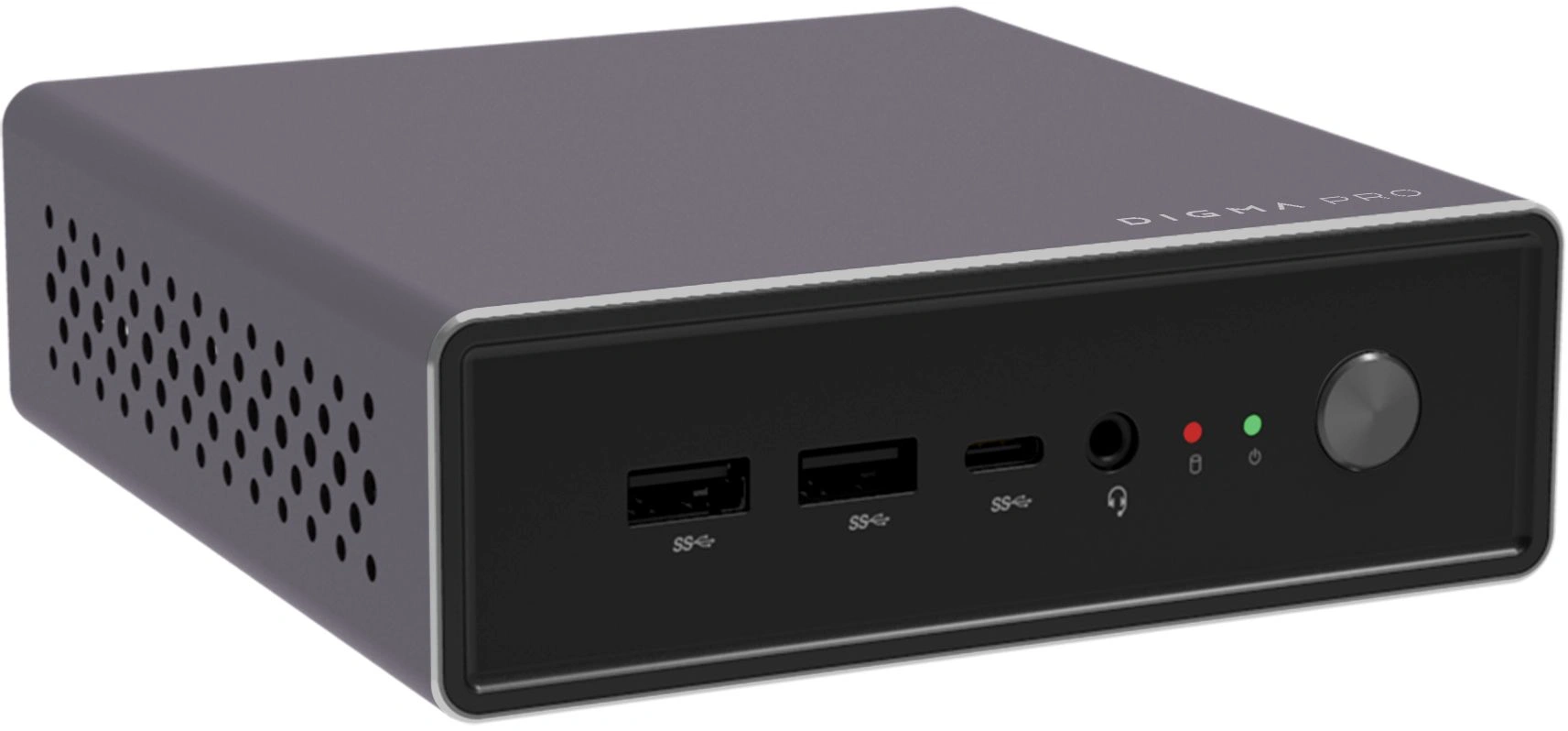 Неттоп Digma Pro Minimax U1 i3 1315U (1.2) 16Gb SSD512Gb UHDG Windows 11 Pro GbitEth WiFi BT 60W темно-серый/черный (DPP3-ADXW02)