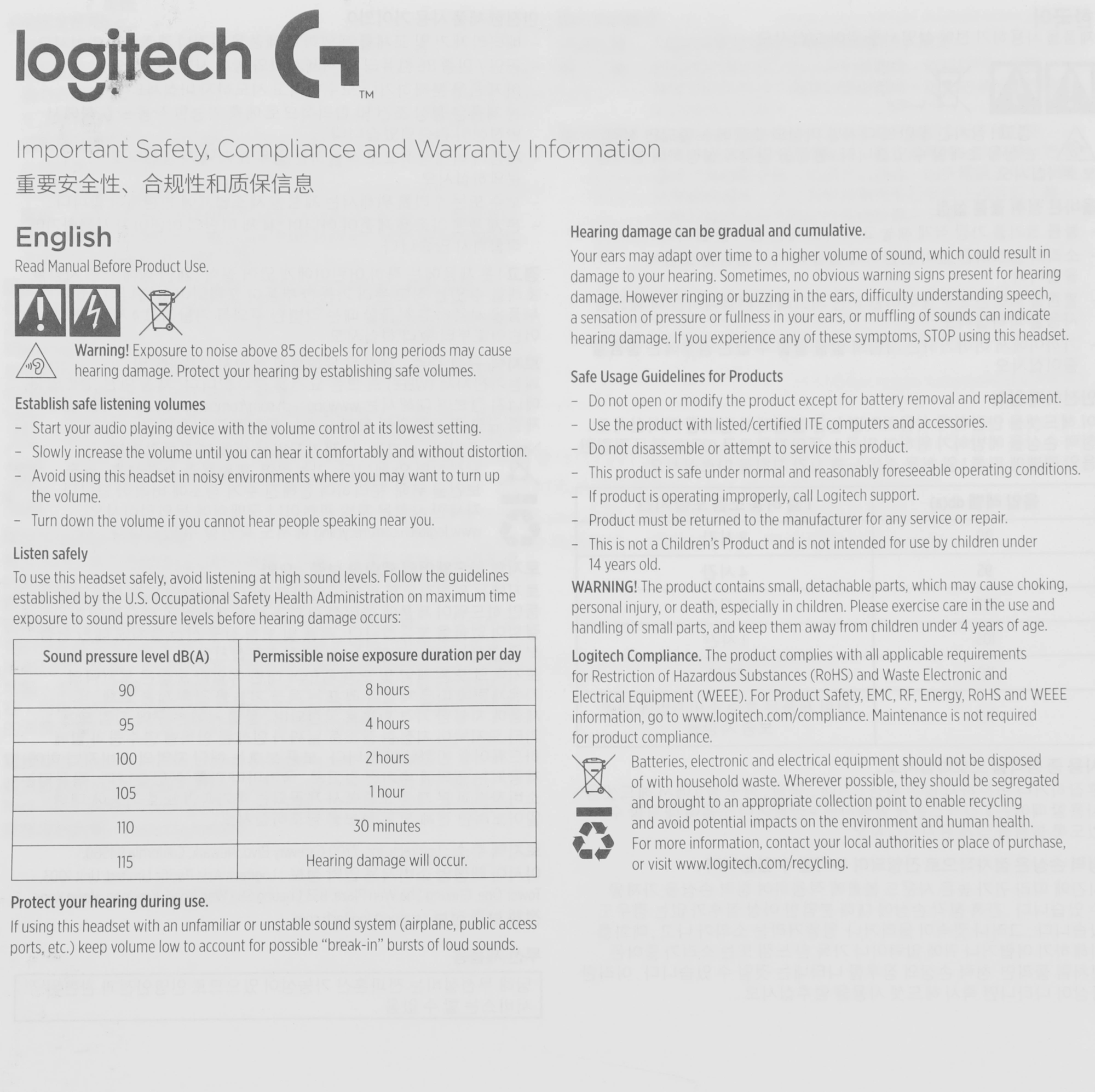 Наушники с микрофоном Logitech G331 черный/красный 2м мониторные оголовье (981-000758)