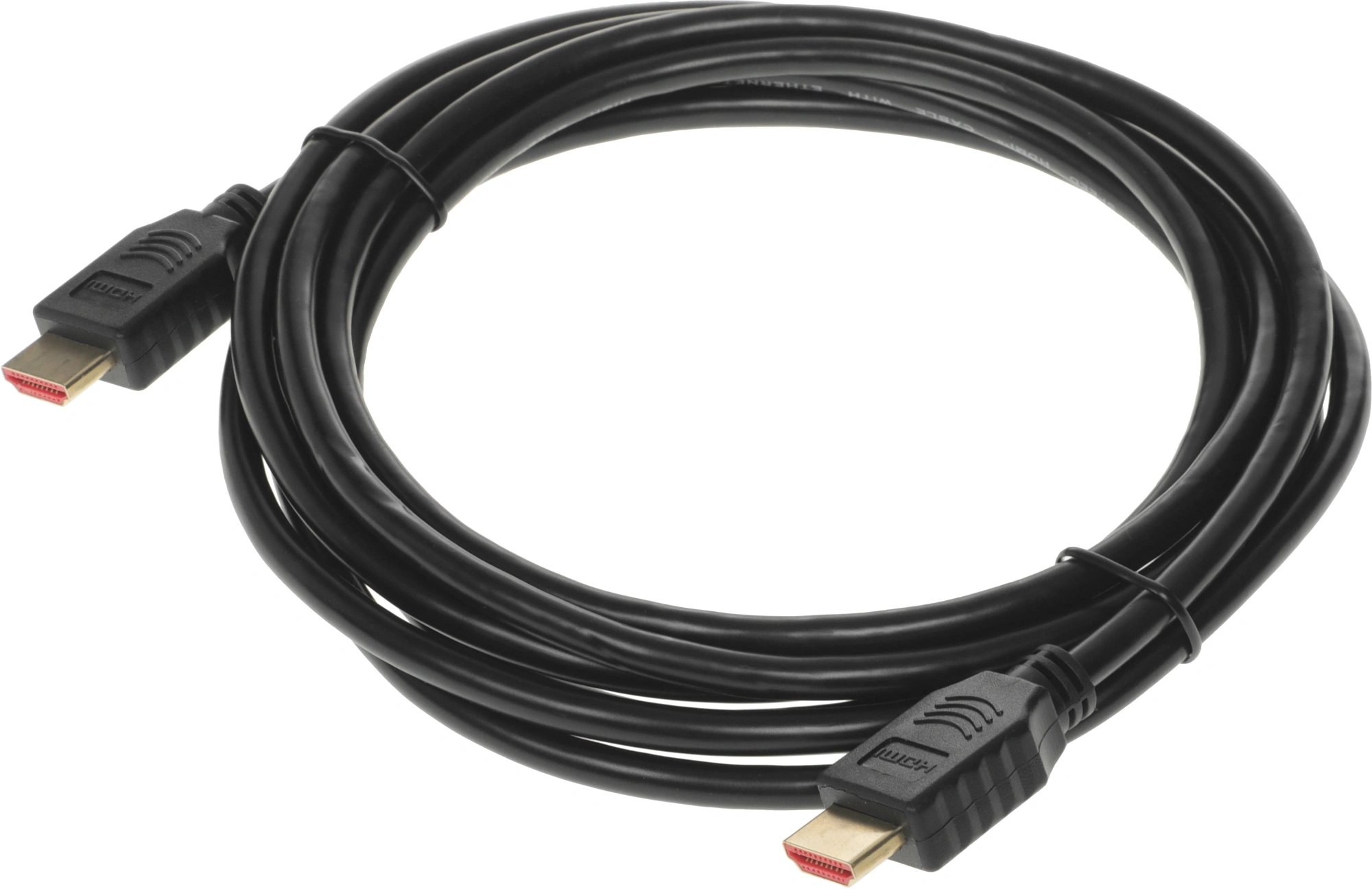 Кабель аудио-видео Buro HDMI 1.4 HDMI (m)/HDMI (m) 3м. позолоч.конт. черный (BHP HDMI V1.4 3M LOCK)