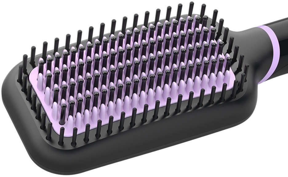 Расческа-выпрямитель Philips BHH880/00 черный макс.темп.:200С покрытие:керамико-турмалиновое
