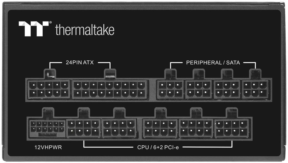 Блок питания Thermaltake ATX 1200W Toughpower GF A3 Gen.5 80+ gold 24pin APFC 120mm fan 12xSATA Cab Manag RTL