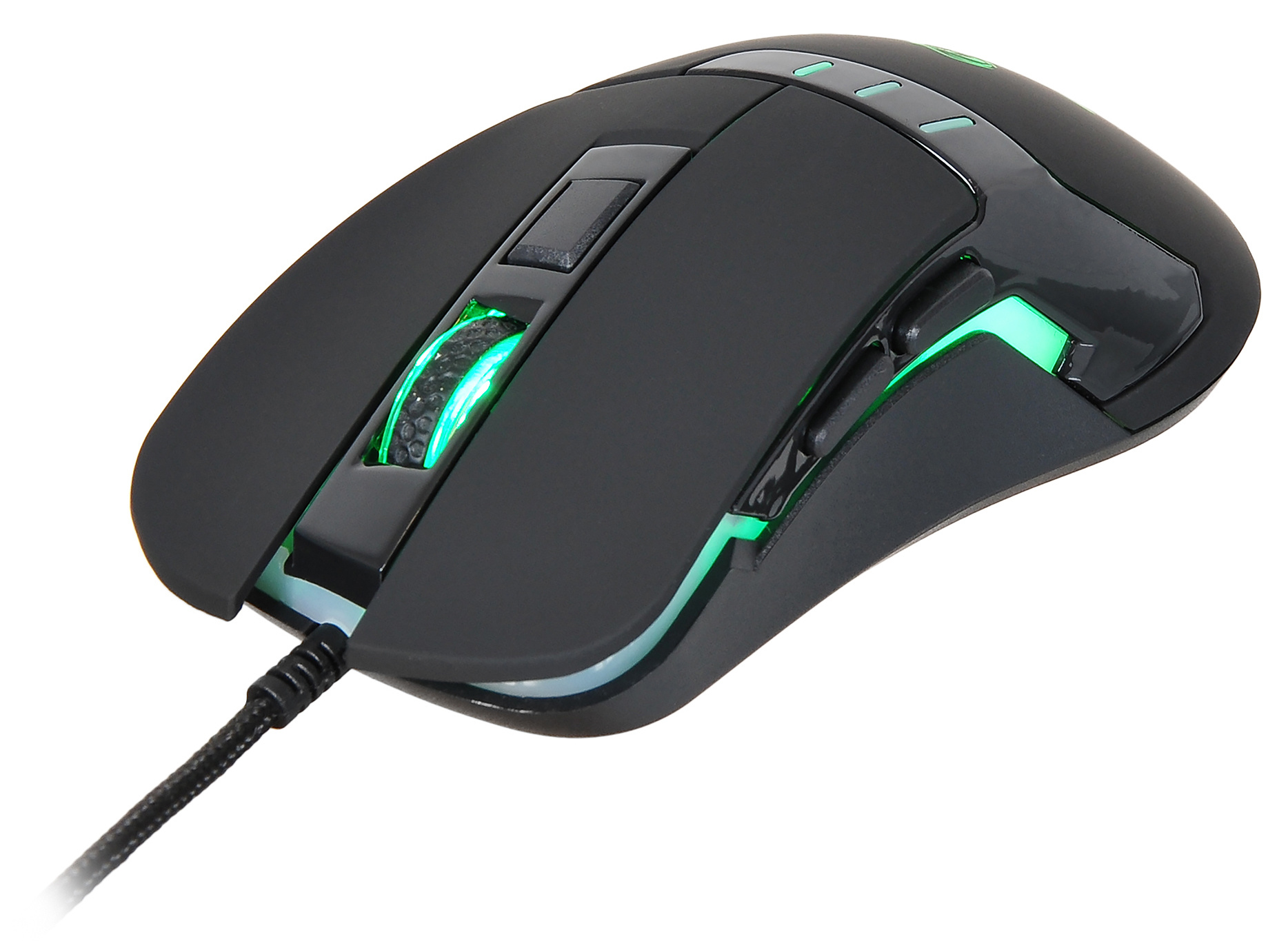 Мышь Оклик 865G Snake черный оптическая 2400dpi USB для ноутбука 6but (368643)