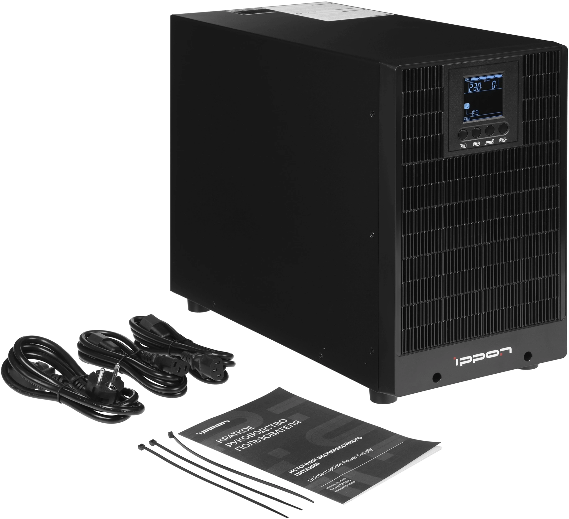 Источник бесперебойного питания Ippon Innova TB 3000 2700Вт 3000ВА черный