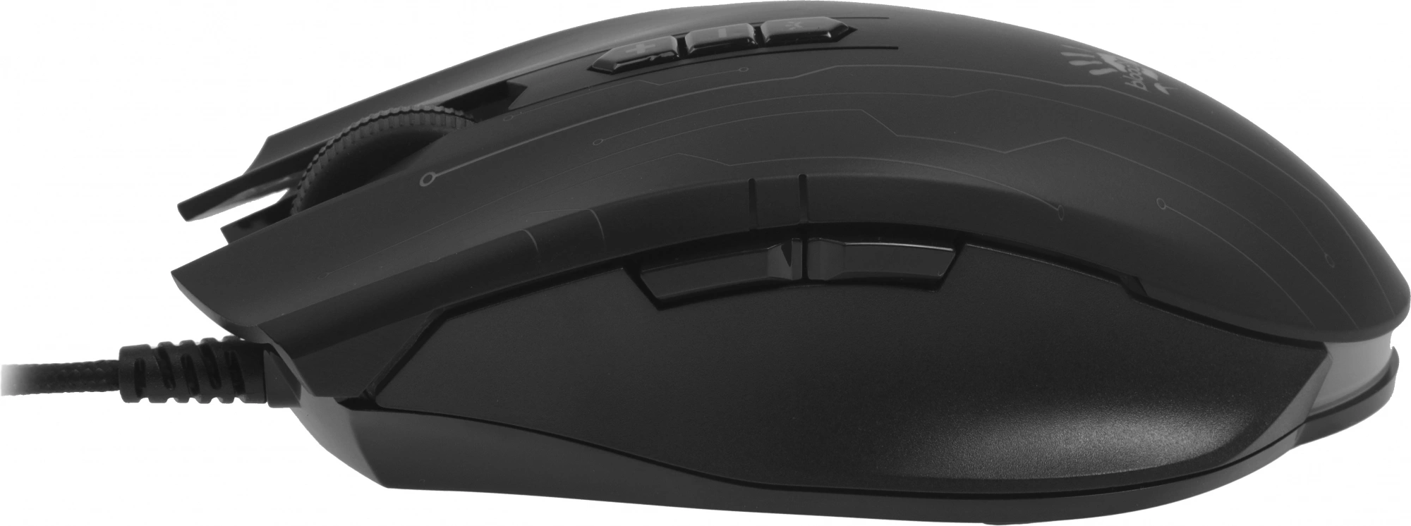 Мышь A4Tech Bloody Q82 черный/рисунок оптическая 6200dpi USB 8but
