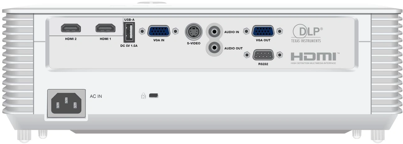 Проектор Exell EXD102STW DLP 3500Lm LS (1024x768) 30000:1 ресурс лампы:15000часов 1xUSB typeA 2xHDMI 2.6кг