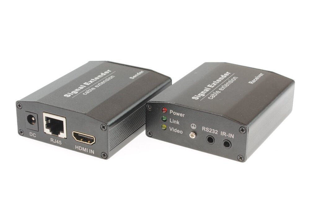 TA-HiP+RA-HiP - Комплект для передачи HDMI, ИК управления и питания по кабелю витой пары (HDBaseT). Расстояние передачи до 40м (4K2K(30Гц)), до 70м (1080p). Поддержка технологии Power over HDBaseT(PoH). Поддержка HDMI 1.4 и HDCP 1.2. Передатчик:Вх.-HDMI(A