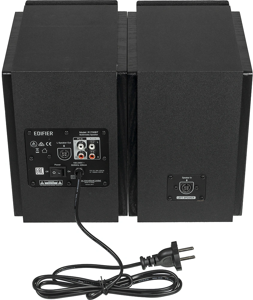 Колонки Edifier R1700BT 2.0 черный 66Вт BT