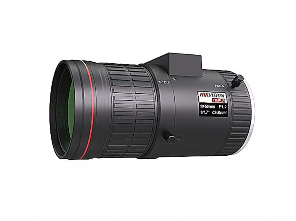 HV1050D-12MPIR Вариофокальный 12Мп объектив 1/1.7"; 10-50мм F1.2-С