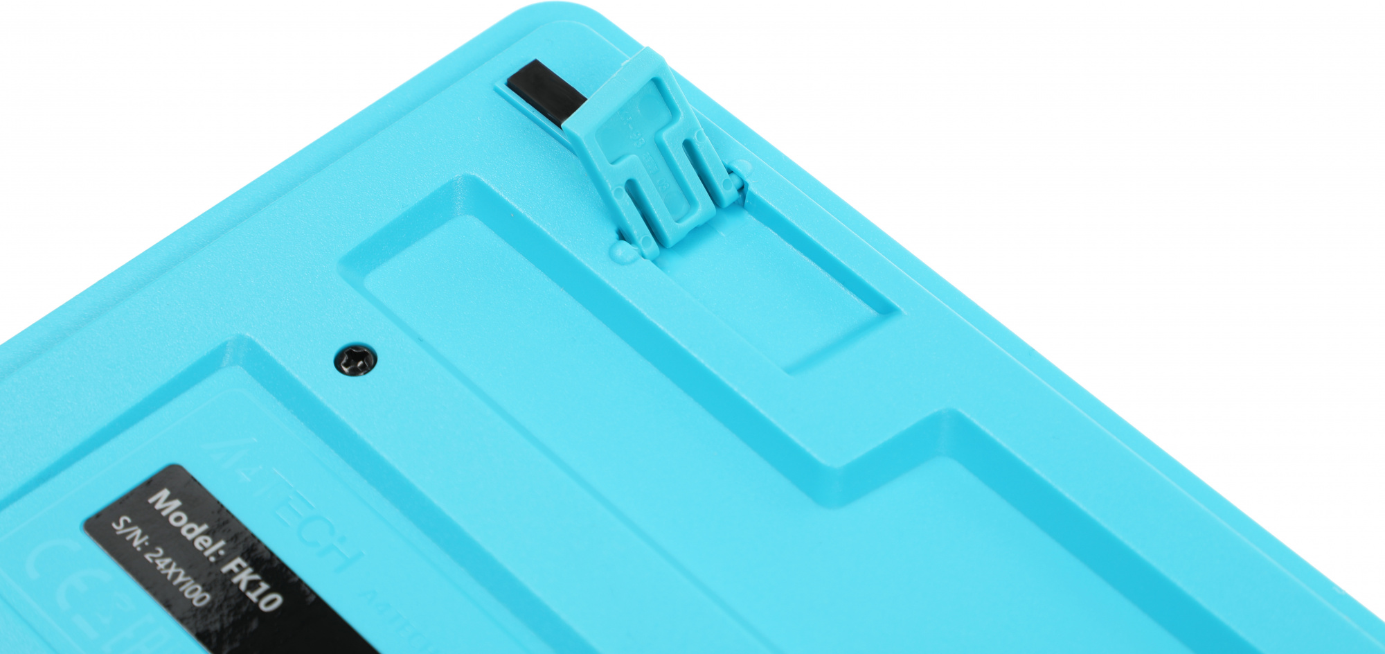 Клавиатура A4Tech FK10 черный/синий USB (FK10 BLUE) кабель 1.5м