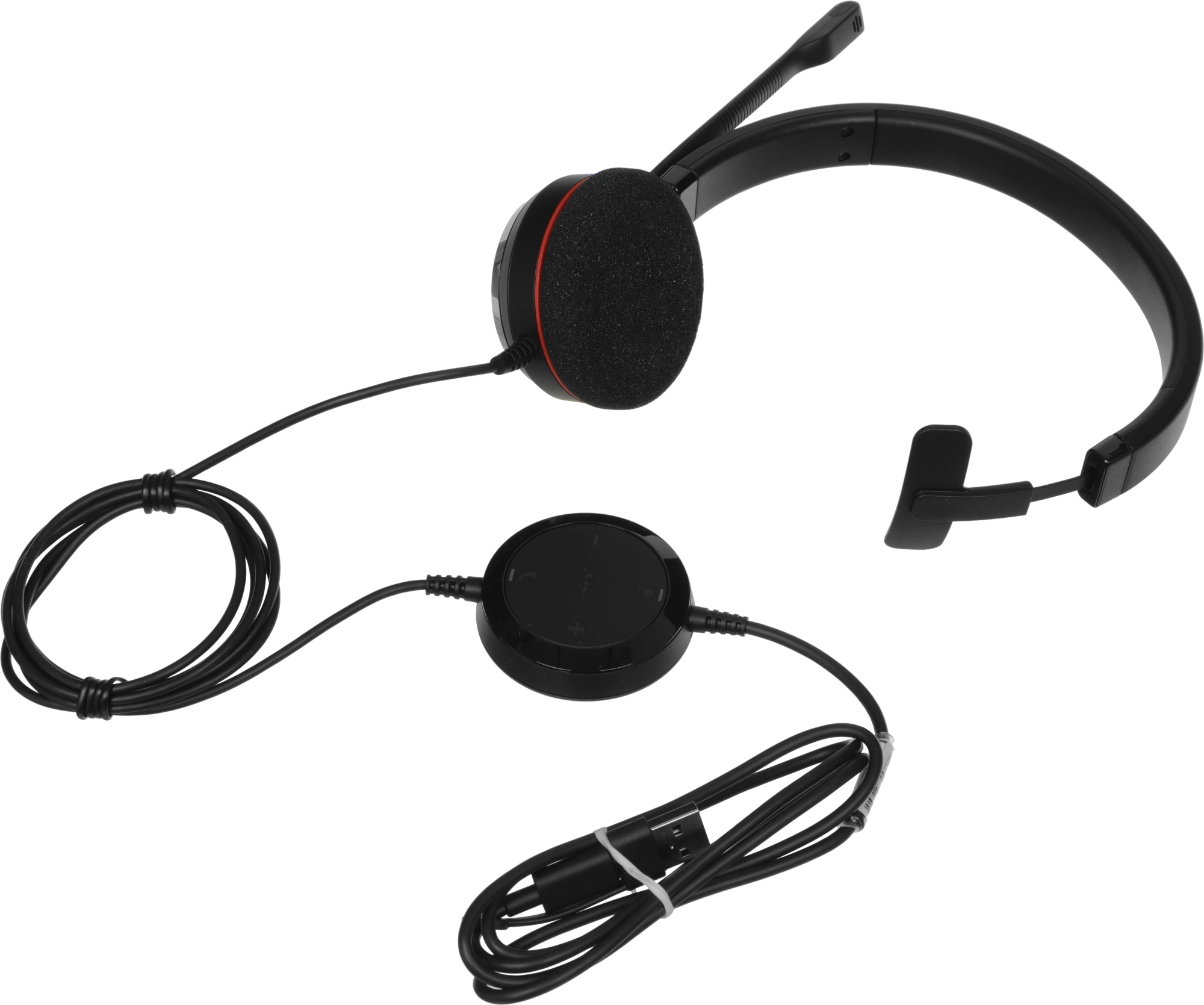 Наушники с микрофоном Jabra Evolve 20 черный накладные USB оголовье (4993-823-169)