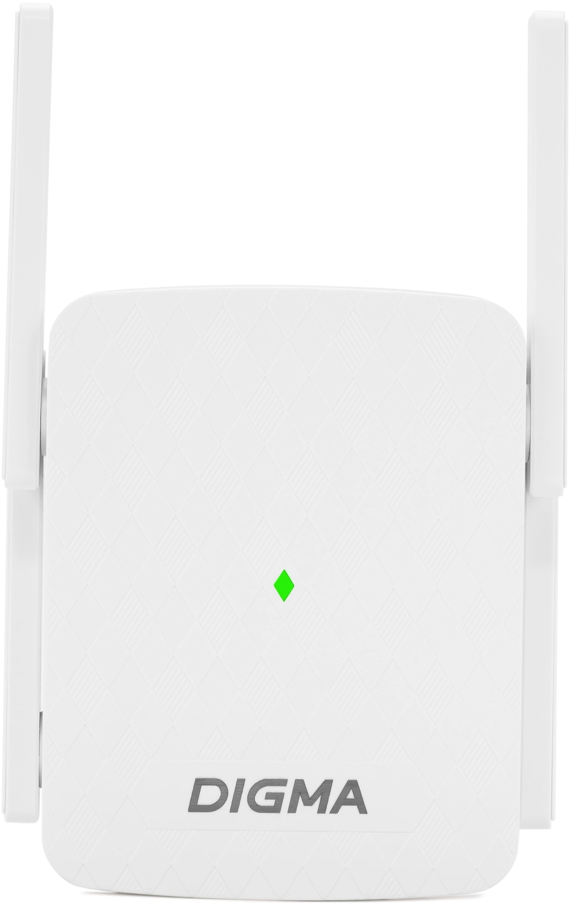 Повторитель беспроводного сигнала Digma D-WR310 (D-WR310V2) N300 Wi-Fi белый