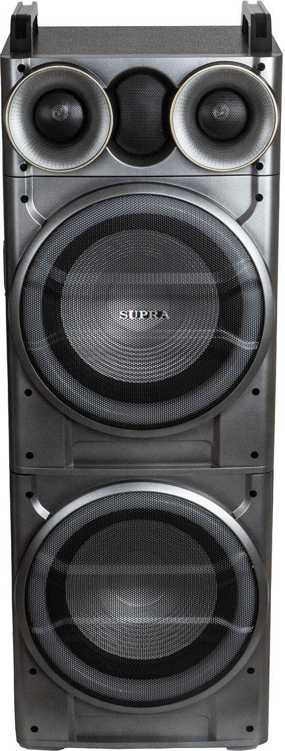 Минисистема Supra SMB-2150 черный 200Вт FM USB BT SD (в комплекте: активн.+пассив.колонки)
