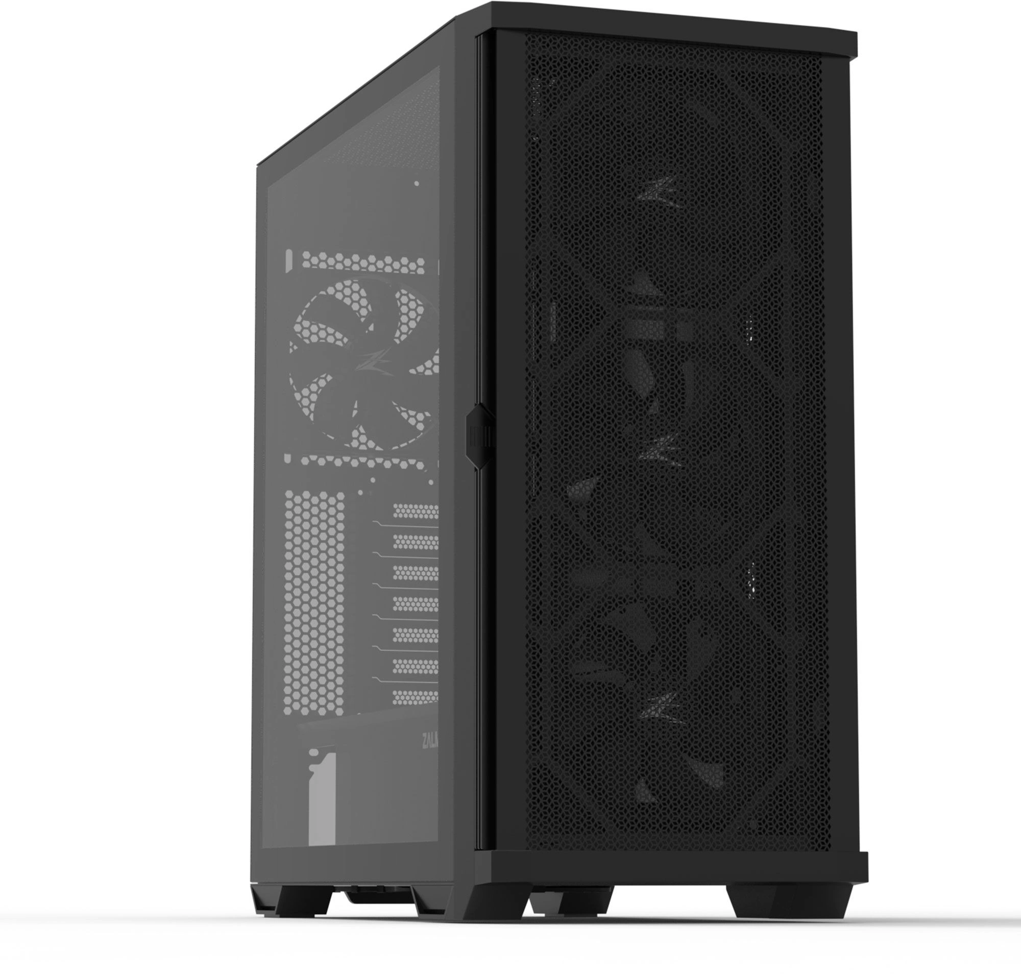 Корпус Zalman Z10 черный без БП ATX 10x120mm 2x140mm 2xUSB3.0 audio bott PSU