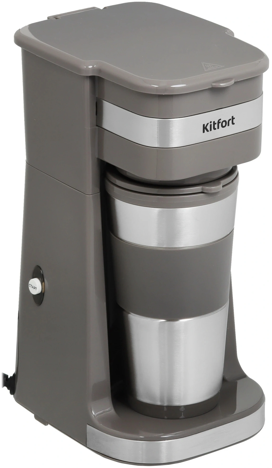 Кофеварка капельная Kitfort КТ-7316 750Вт коричневый/нержавеющая сталь