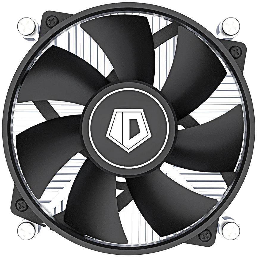 Устройство охлаждения(кулер) ID-Cooling DK-19 PWM Soc-1700/1851 черный 4-pin 14-26dB Al 95W 340gr Ret