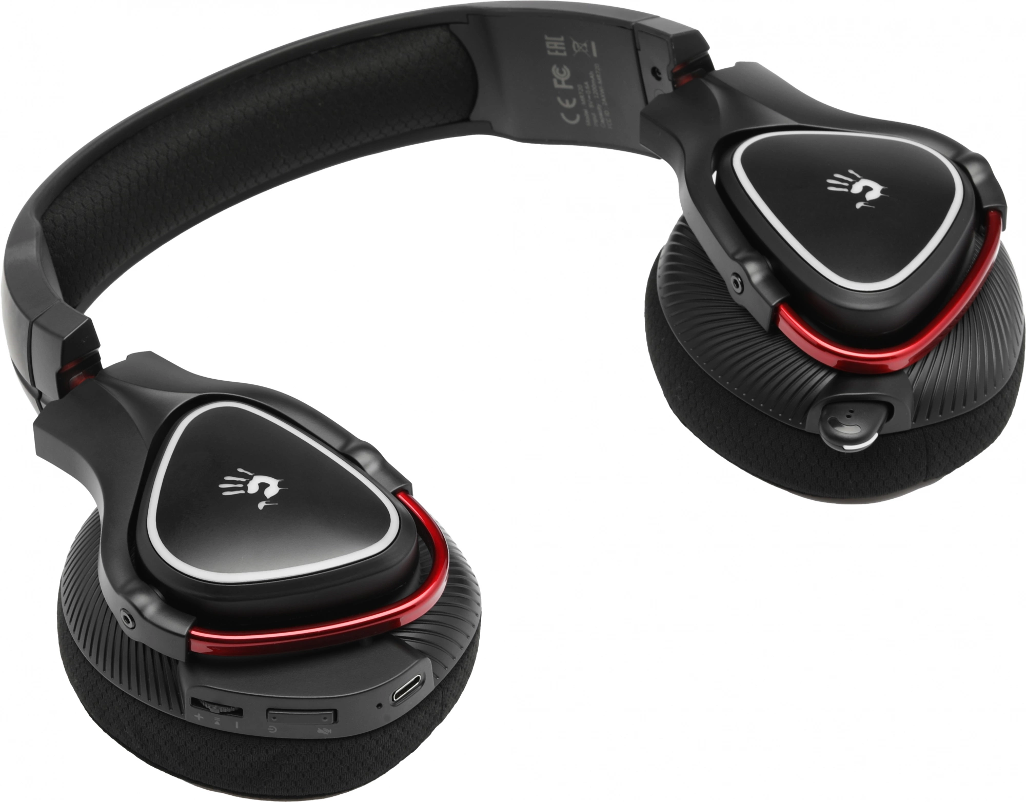 Наушники с микрофоном A4Tech Bloody MR720 черный мониторные BT/Radio оголовье (MR720 BLACK)