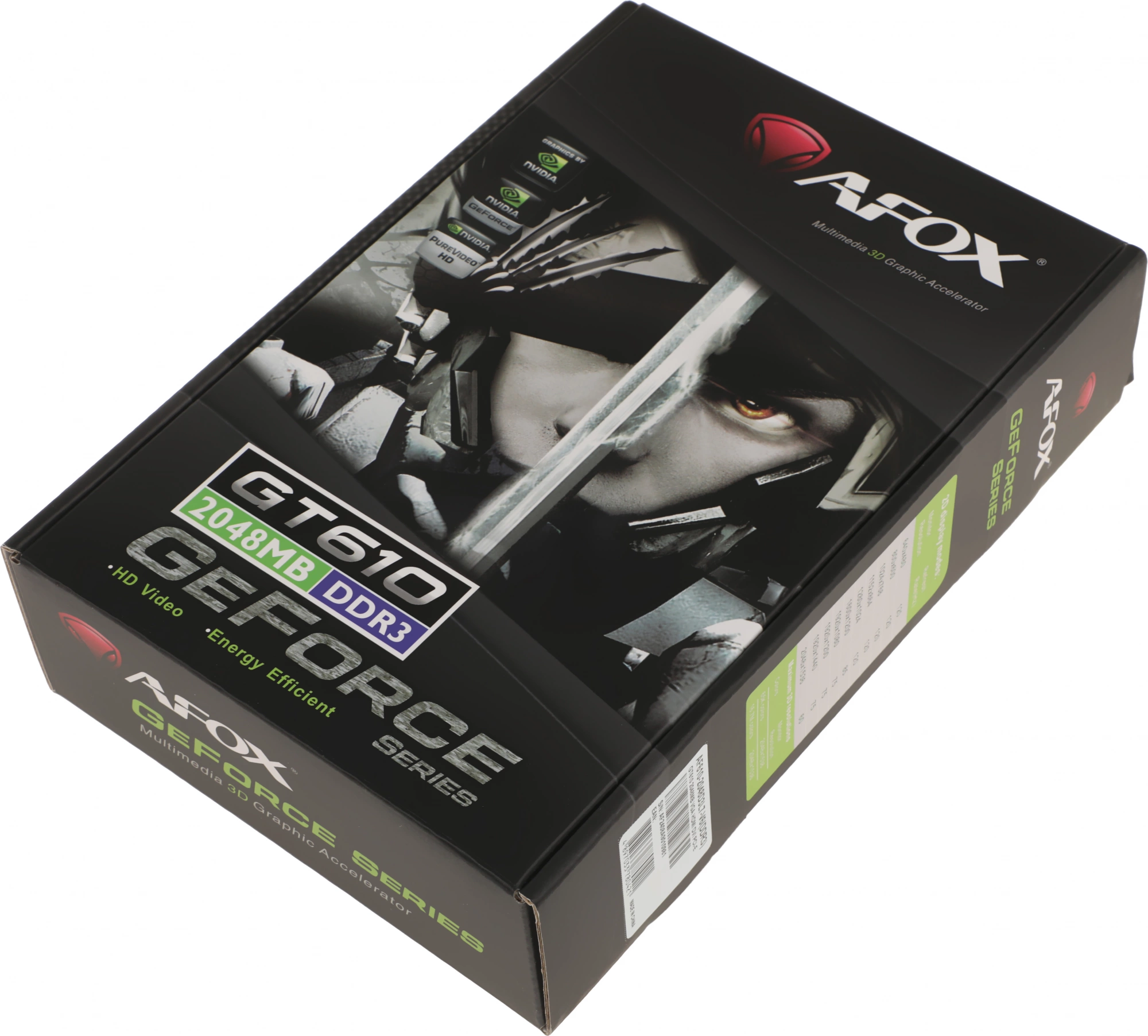 Видеокарта Afox PCI-E 3.0 AF610-2048D3L7-V6 NVIDIA GeForce GT 610 2Gb 64bit GDDR3 810/1333 DVIx1 HDMIx1 CRTx1 HDCP Ret
