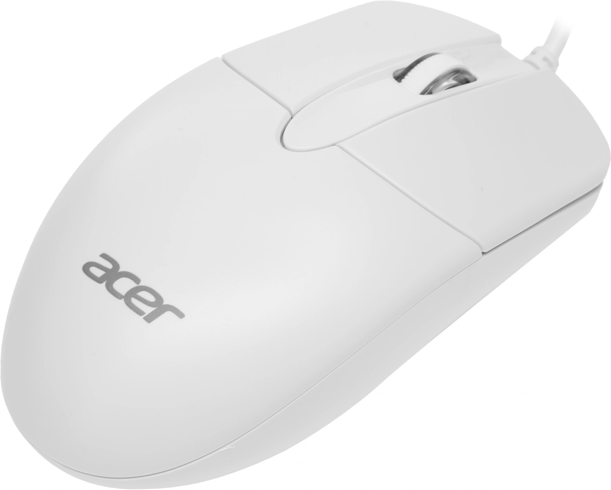 Мышь Acer OMW300 белый оптическая 1200dpi USB 3but (ZL.MCECC.01V)