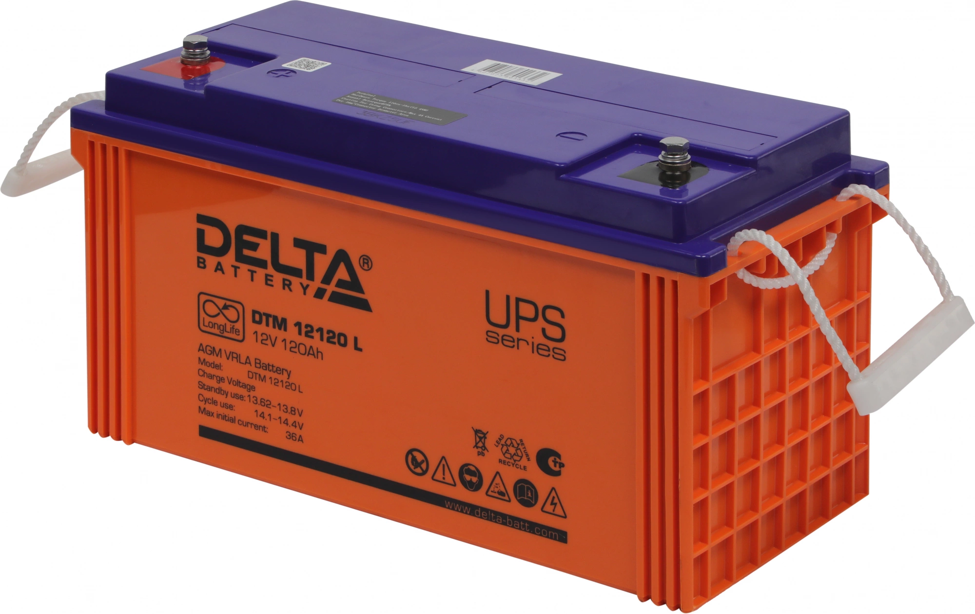 Батарея для ИБП Delta DTM 12120 L 12В 120Ач