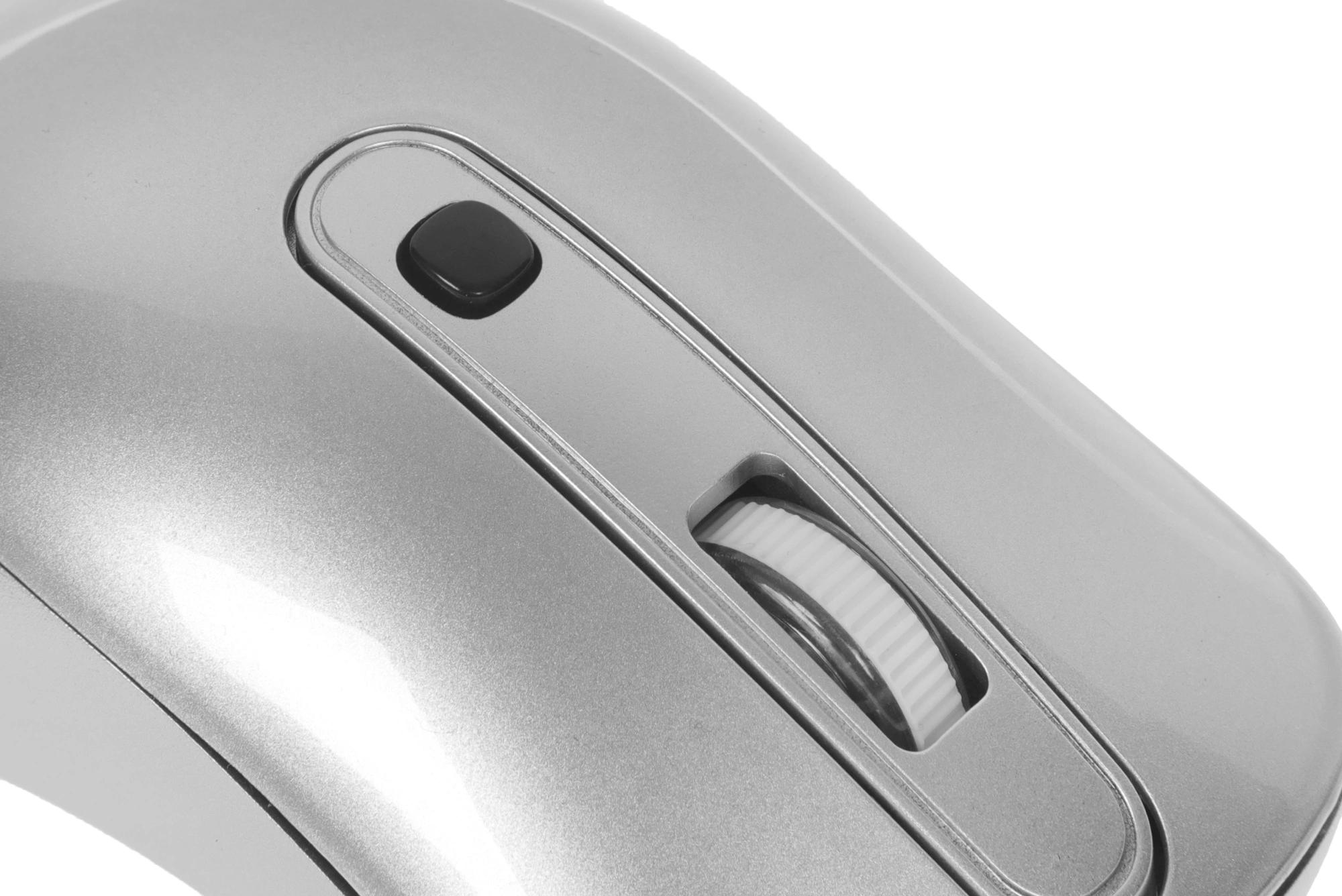 Мышь Оклик 155M серебристый оптическая 1600dpi USB 4but (337117)