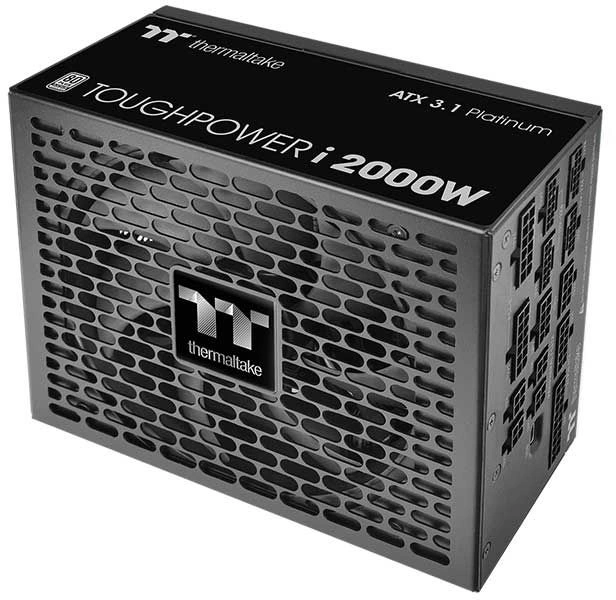 Блок питания Thermaltake ATX 2000W Toughpower i Gen.5 80+ platinum 24pin APFC 140mm fan color LED 12xSATA Cab Manag RTL