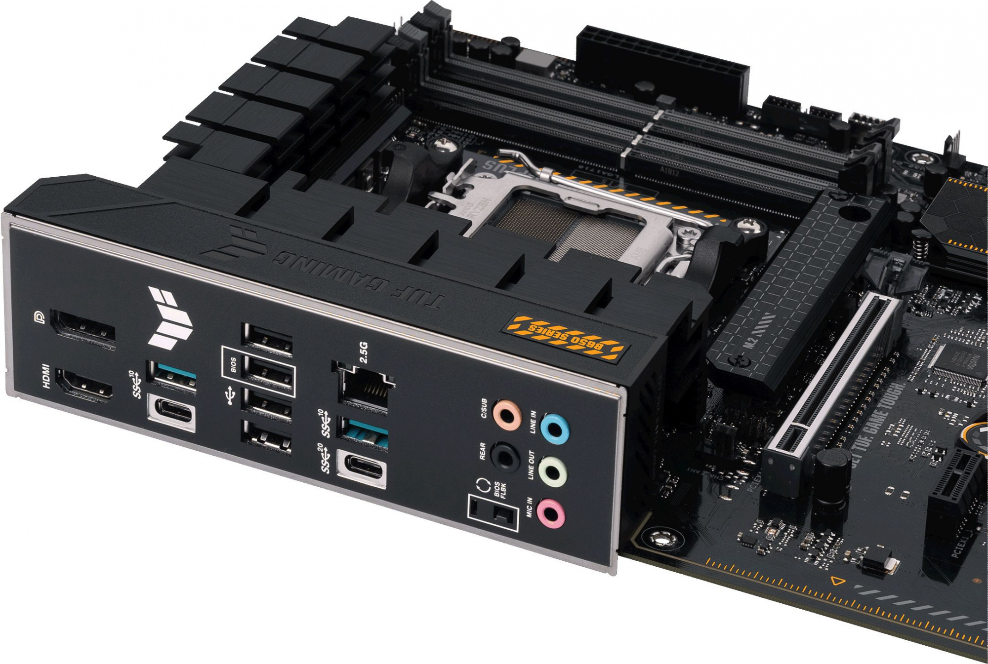 Материнская плата Asus TUF GAMING B650-PLUS Socket AM5 AMD B650 4xDDR5 ATX AC`97 8ch(7.1) 2.5Gg RAID+HDMI+DP