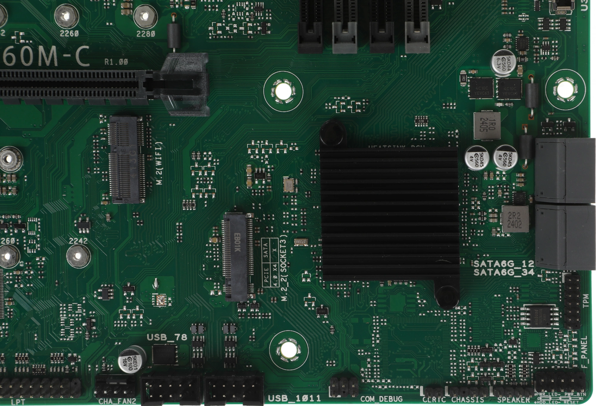 Материнская плата Asus PRO B760M-C-CSM Soc-1700 Intel B760 4xDDR5 mATX AC`97 8ch(7.1) GbLAN RAID+VGA+HDMI+DP