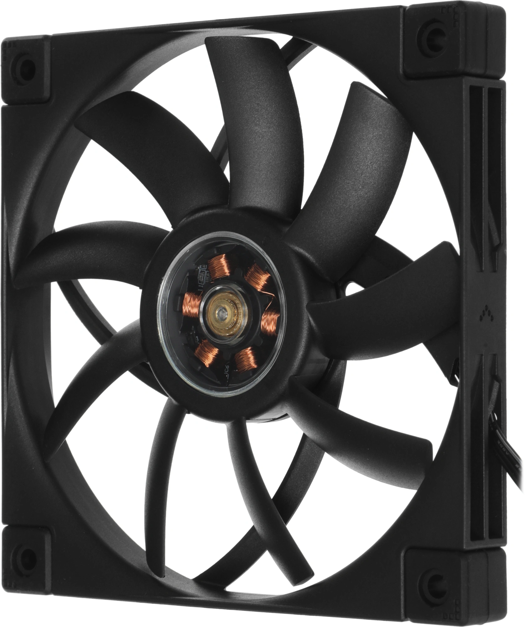 Вентилятор для корпуса Deepcool FT12 Slim 120х120x15 черный 4-pin 25.6дБ (R-FT12SLIM-BKWPN1-G) Ret