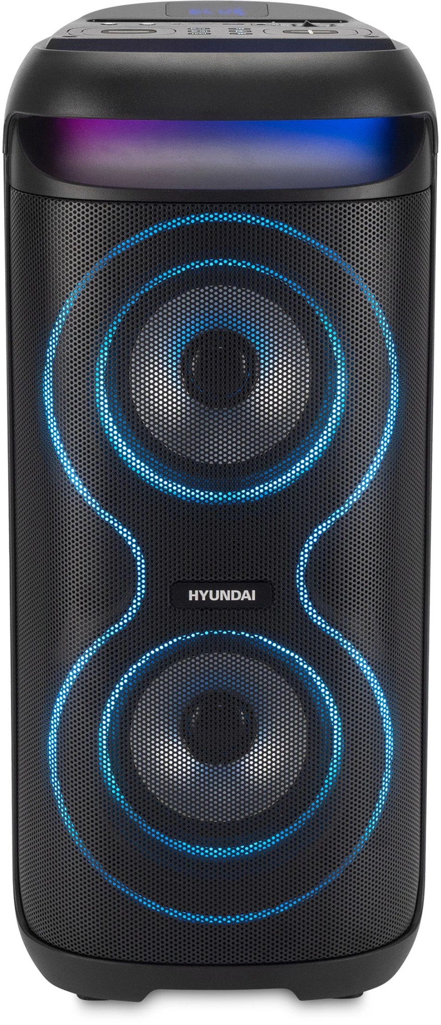 Минисистема Hyundai H-MC1237 черный 40Вт FM USB BT micro SD