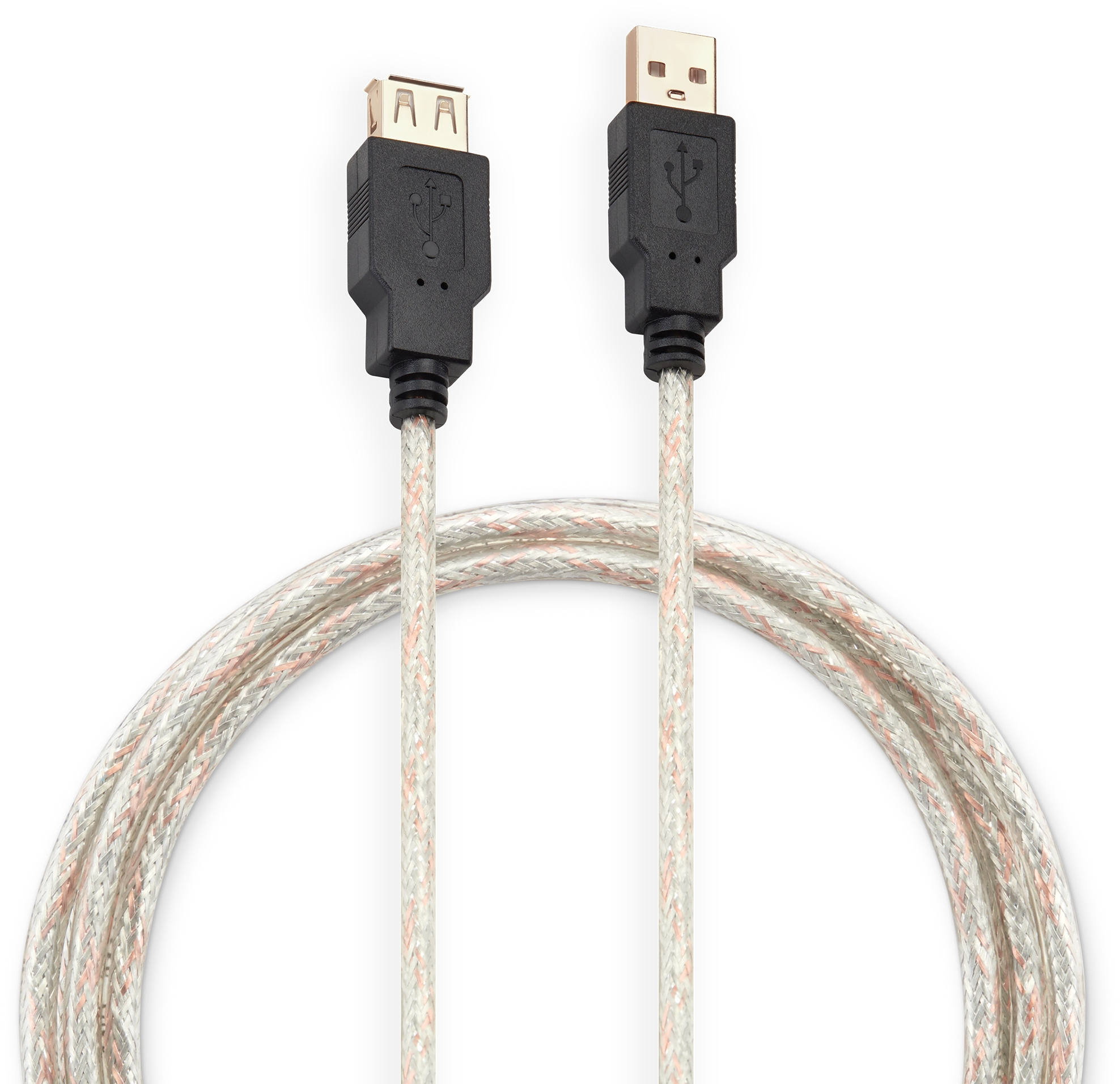 Кабель-удлинитель Buro USB2.0-AM-AF-S USB A(m) USB A(f) 1.8м