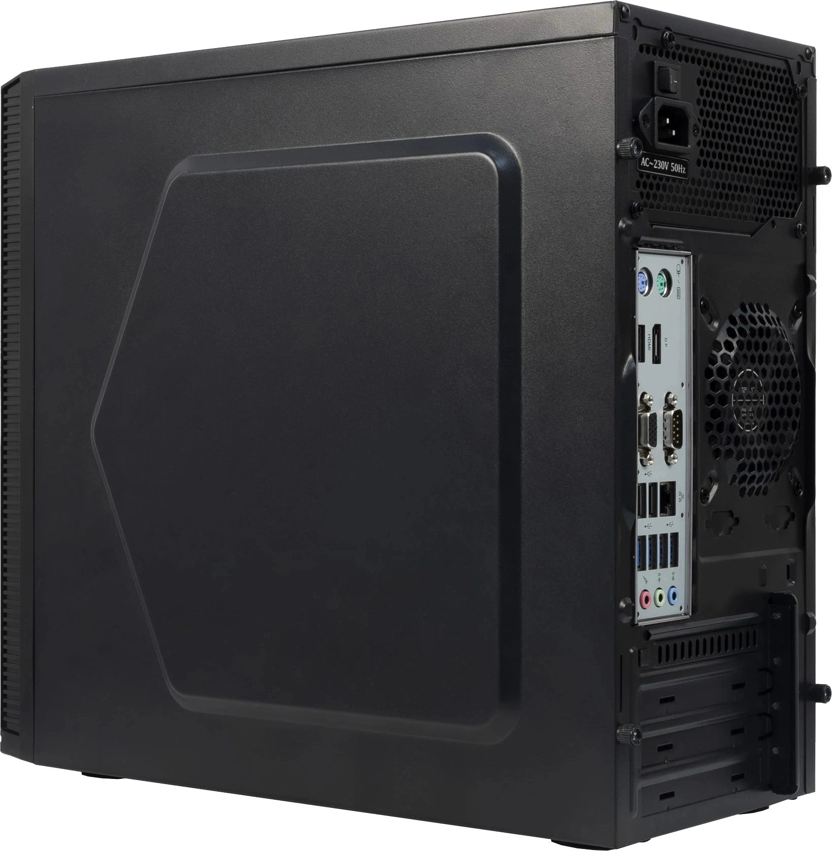 ПК Amur Нарвал A5А12 MT Ryzen 5 PRO 4650G (3.7) 8Gb SSD256Gb Vega 7 FreeDOS GbitEth 400W мышь клавиатура черный (RUS) (2116842)