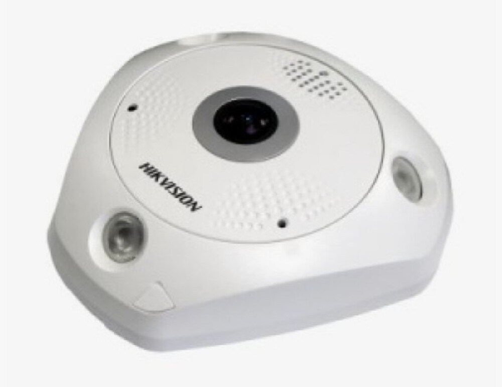 DS-2CD6365G1-IVS(1.16mm)- 6Мп fisheye IP-камера с ИК-подсветкой до 15м