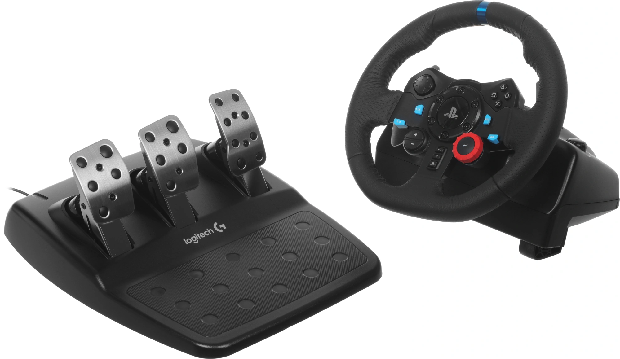 Руль Logitech G29 14кноп. (с педалями) черный
