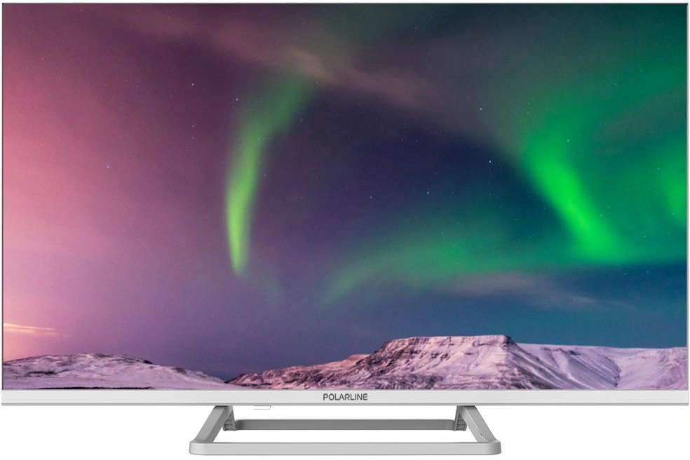 Телевизор LED PolarLine 32" 32PL53TC белый HD 60Hz DVB-T DVB-T2 DVB-C DVB-S2 USB WiFi (RUS)