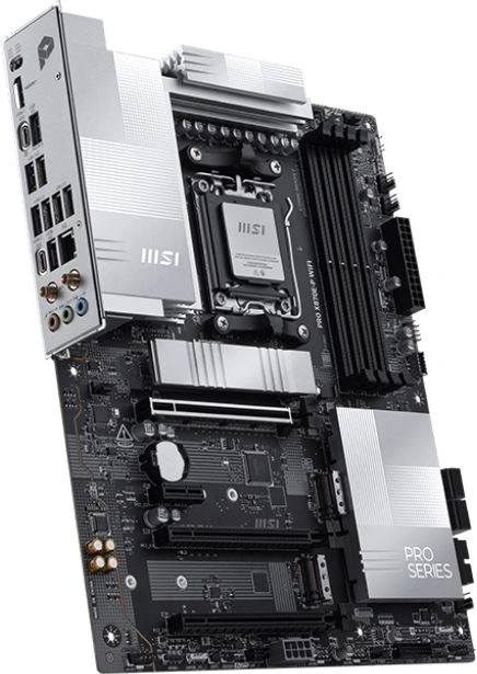 Материнская плата MSI PRO X870E-P WIFI Socket AM5 AMD X870E 4xDDR5 ATX AC`97 8ch(7.1) 5Gigabit RAID+HDMI