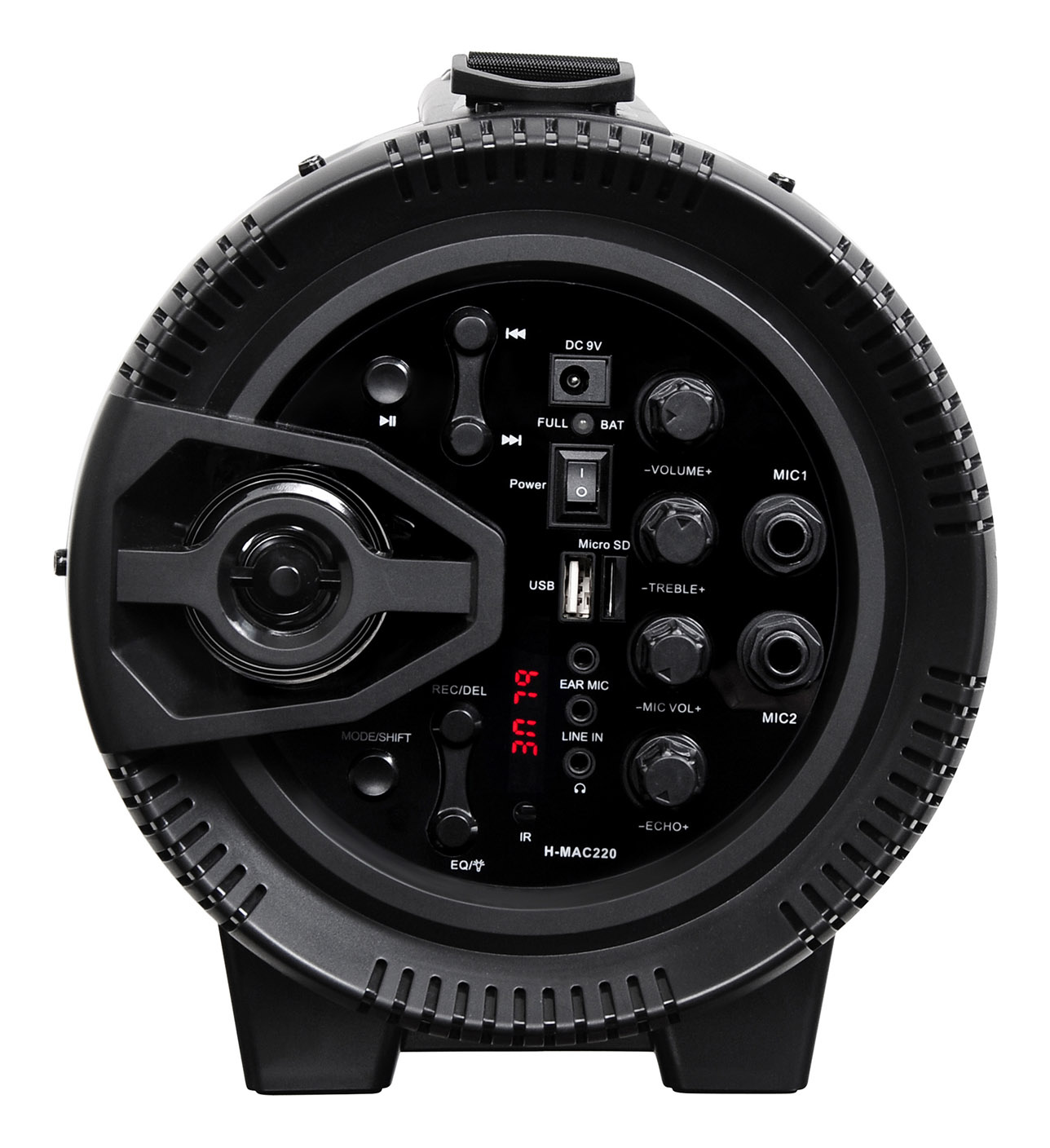 Минисистема Hyundai H-MAC220 черный 45Вт FM USB BT SD/MMC