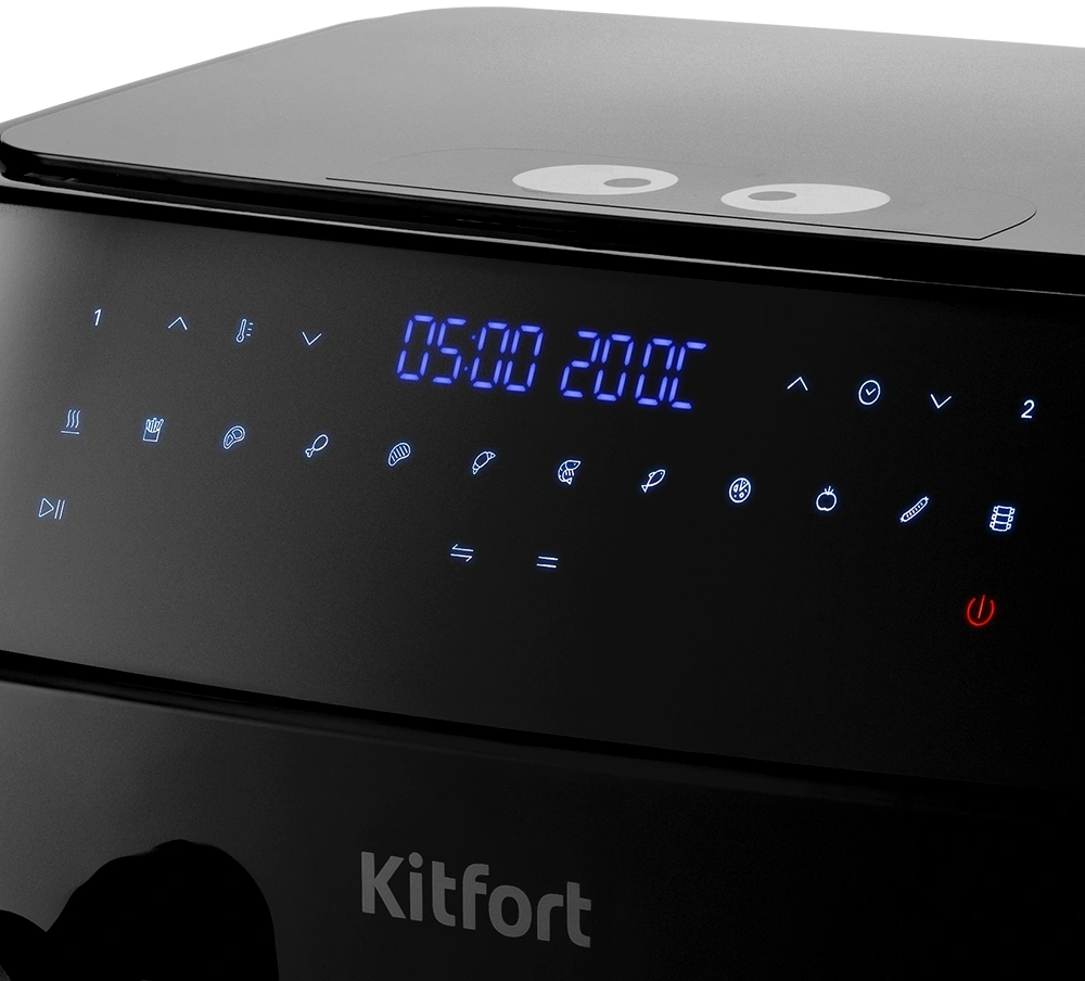 Аэрогриль Kitfort КТ-2250 1750Вт черный