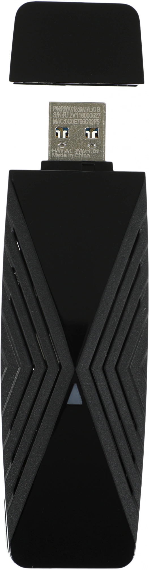Сетевой адаптер Wi-Fi D-Link DWA-X1850 DWA-X1850/A1A AX1800 USB 3.0 (ант.внутр.) 2ант.