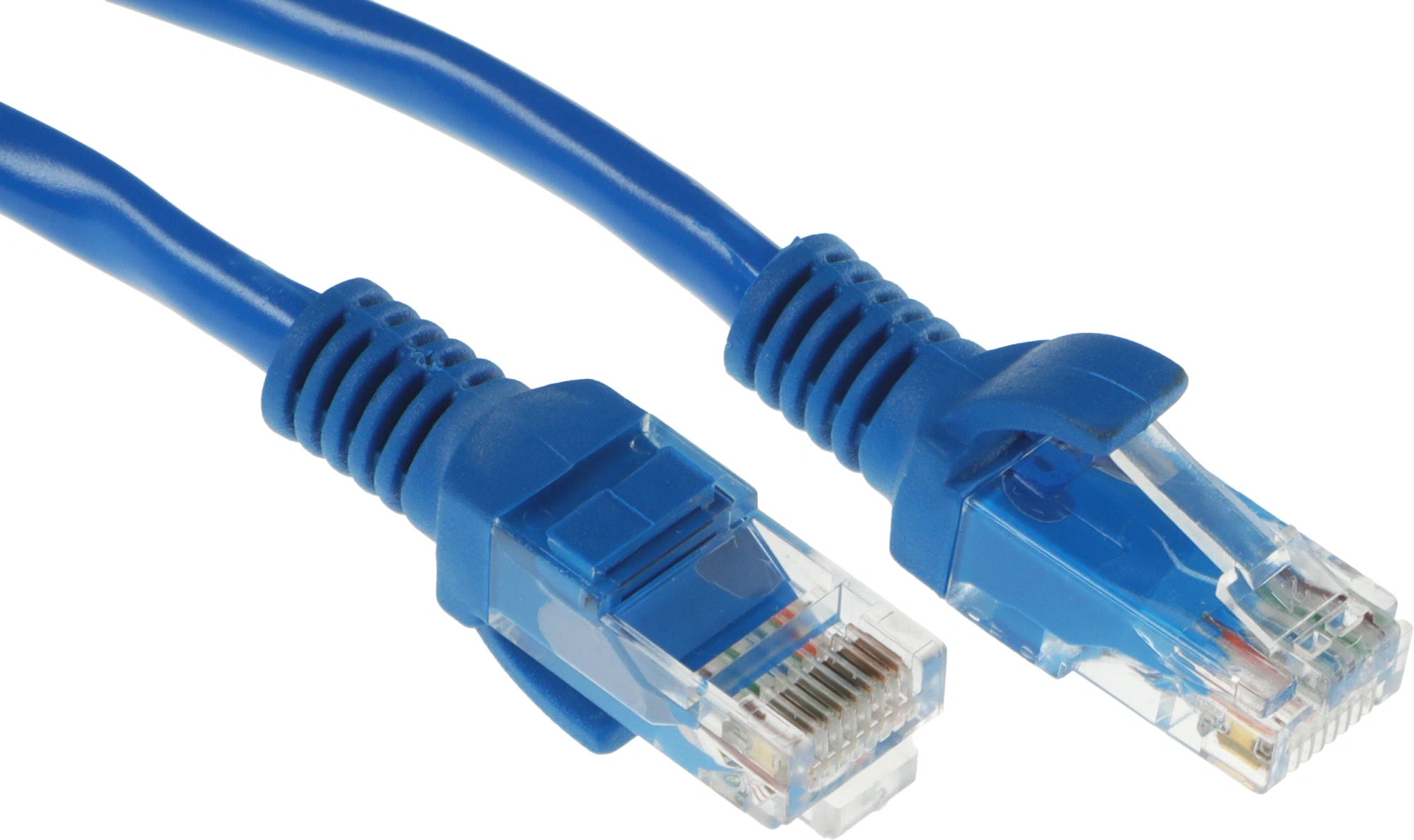 Патч-корд Premier PP12-2M/B 1000Гбит/с UTP 4 пары cat.5E CCA molded 2м синий RJ-45 (m)-RJ-45 (m)