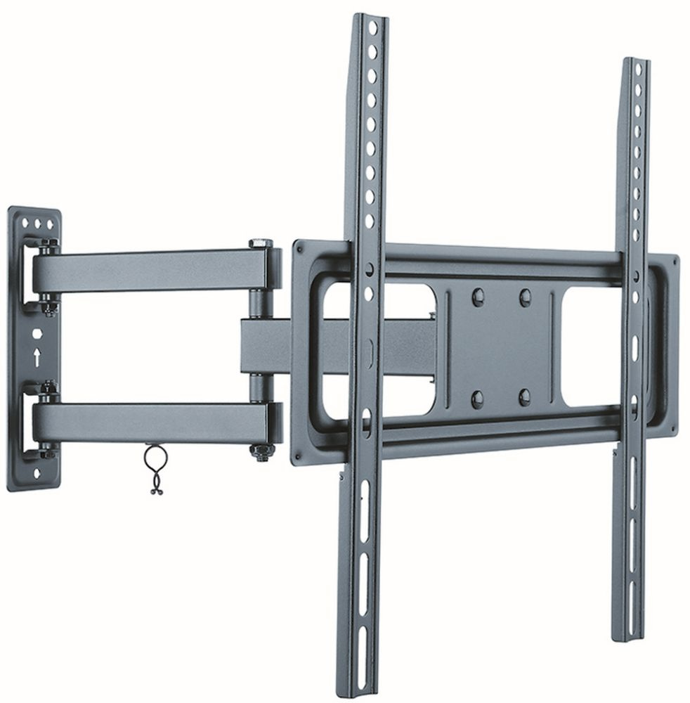 Кронштейн для телевизора Ultramounts UM872 черный 32"-55" макс.35кг настенный поворотно-выдвижной и наклонный