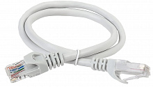 PC01-C5EUL-1M - ITK Коммутационный шнур (патч-корд), кат.5Е UTP, LSZH, 1м, серый