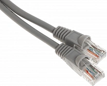 Патч-корд Buro UTP-5E-20M-G-LSZH 1Гбит/с UTP 4 пары cat.5E 20м серый RJ-45 (m)-RJ-45 (m)