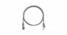 NMC-PC4SD55B-ES-030-C-GY Коммутационный шнур NIKOMAX F/UTP 4 пары, Кат.5е (Класс D), 100МГц, 2хRJ45/8P8C, T568B, заливной, с защитой защелки, многожильный, BC (чистая медь), 26AWG (7x0,150мм), LSZH нг(А)-HFLTx, серый, 3м