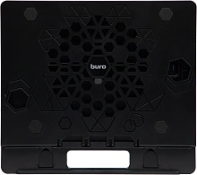 Подставка для ноутбука Buro BU-LS130 15.6" 280x250x15мм 520г металл/пластик черный