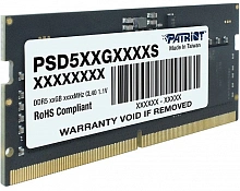 Память DDR5 8GB 5600MHz Patriot PSD58G560041S Signature Line RTL PC5-44800 CL46 SO-DIMM 262-pin 1.1В single rank Ret