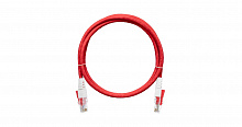 NMC-PC4UD55B-005-CS-RD - Коммутационный шнур NIKOMAX с замком U/UTP 4 пары, Кат.5е (Класс D), 100МГц, 2хRJ45/8P8C, T568B, многожильный, BC (чистая медь), 24AWG (7х0,195мм), LSZH нг(А)-HFLTx, красный, 0,5м