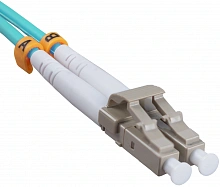 Патч-корд Cabeus FOP-50-LC-LC-3M 2x50/125 OM3 LC дуплекс-LC дуплекс 3м LSZH бирюзовый