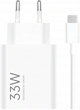 Сетевое зар./устр. Xiaomi BHR9956EU 33W 3A (PD) USB универсальное белый