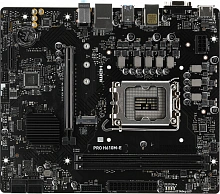 Материнская плата MSI PRO H610M-E Soc-1700 Intel H610 2xDDR5 mATX AC`97 8ch(7.1) GbLAN+VGA+HDMI