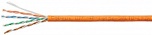 Cabeus UTP-4P-Cat.5e-SOLID-LSZH-OR-LIGHT - Кабель витая пара UTP (U/UTP), категория 5e, 4 пары 0,47мм (24 AWG), одножильный, LSZH, нг(А)-HF, оранжевый, (305 м)